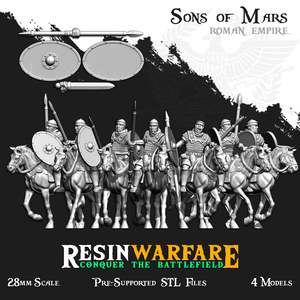 Resin Warfare Imperial Roman: Equites - Auxilia