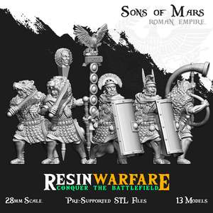 Resin Warfare Imperial Roman: Command Pack