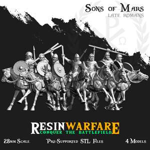 Resin Warfare Patrician Romans: Equites - Limitanei