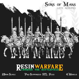 Resin Warfare Patrician Romans: Equites - Bucellari