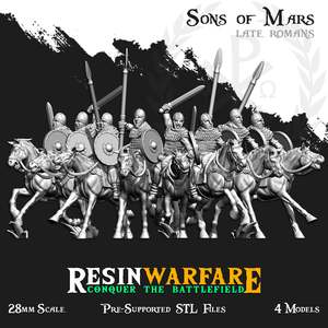 Resin Warfare Patrician Romans: Equites - Lorica Hamata