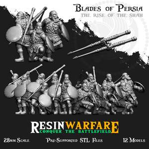 Resin Warfare Sassanid Persian: Kurdish Javelinmen