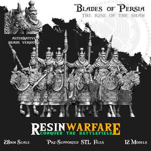 Resin Warfare Sassanid Persian: Royal Guard Heavy Cavalry