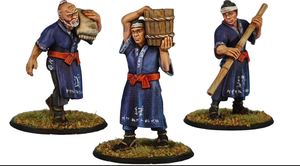 Ian Lovecraft Miniatures: Sake Brewery Workers