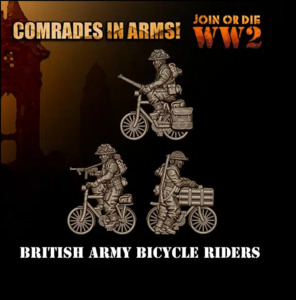 Commonwealth Infantry on bicycles