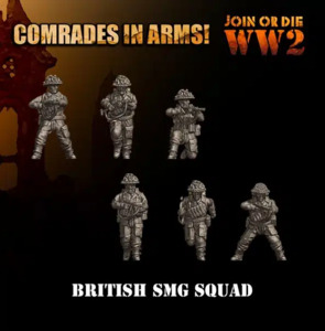 3d Breed Ww2 Commonwealth: Commonwealth Infantry with Sten