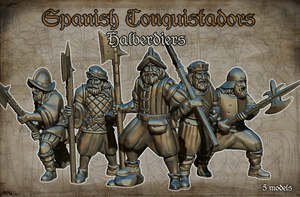 Spanish Conquistadores: Spanish Halberdiers