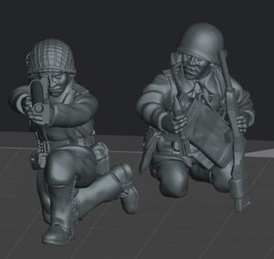 W3 Us Army North Africa: US Infantry Bazooka teams - North Africa