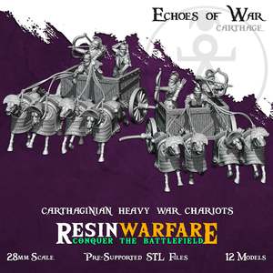 Resin Warfare Carthaginians: Carthaginian Heavy Chariots