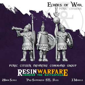 Resin Warfare Carthaginians: Punic Citizen Commanders