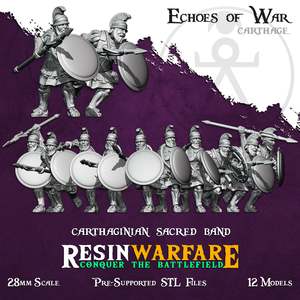 Resin Warfare Carthaginians: Carthaginian Sacred Band