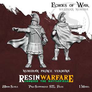 Resin Warfare Numidians: Prince Vermina