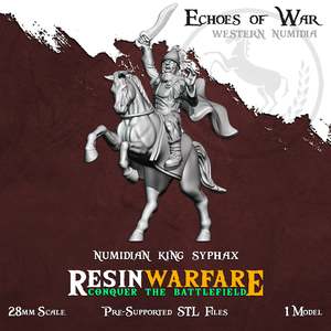 Resin Warfare Numidians: King Syphax