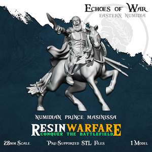 Resin Warfare Numidians: Prince Masinissa