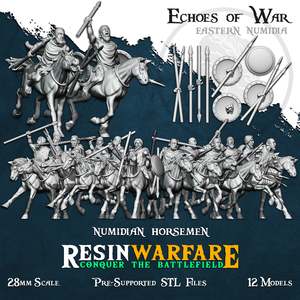 Resin Warfare Numidians: Numidian Cavalry
