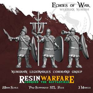 Resin Warfare Numidians: Numidian Heavy Infantry Command