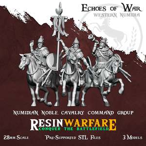 Resin Warfare Numidians: Numidian Noble Cavalry Command