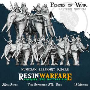 Resin Warfare Numidians: Numidian Elephants