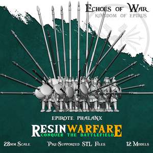 Resin Warfare Kingdom Of Epirus: Epirote Infantry Phalanx