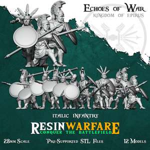 Resin Warfare Kingdom Of Epirus: Italiote Hoplite Infantry