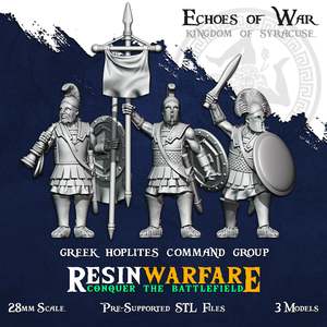 Resin Warfare Kingdom Of Syracuse: Hoplite Infantry Command