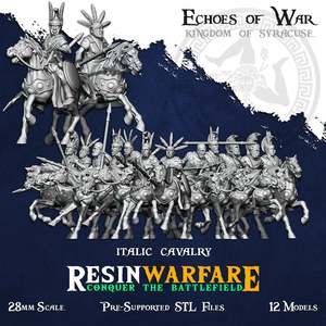 Resin Warfare Kingdom Of Syracuse: Italiote Cavalry