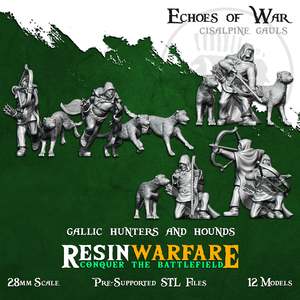 Resin Warfare Cisalpine Gauls: Gallic Hunters