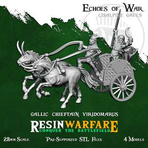 Resin Warfare Cisalpine Gauls: Chieftain Viridomarus of the Gaesatae