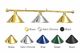 Rail with 3 Lighting Shades - Different colour options available - PotBlack NZ