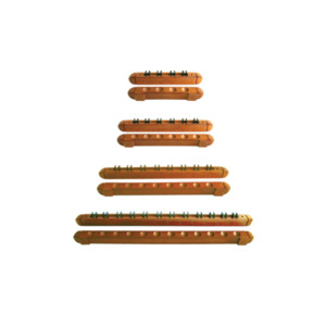 Products: Oak Slimline Wall Cue Rack- 4 Sizes - PotBlack NZ