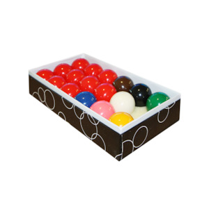Economy Snooker 2" Ball Set - 10 Red Balls - PotBlack NZ