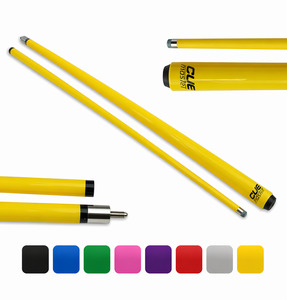 Products: 57" Cuemaster Metallic 2 Piece Cue - 6 Available Colours - PotBlack NZ