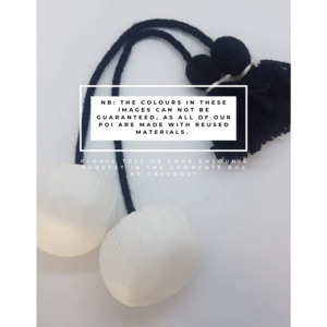 Tuākana (34cm) Pair of Poi with Plastic Head