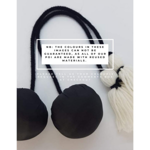 Tuākana (34cm) Pair of Poi with Fabric Head