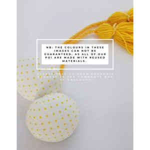 Teina (18cm) Pair of Poi with Fabric Head.