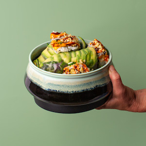 Bowls: Sexy Lime Ceramic Travel Bowl