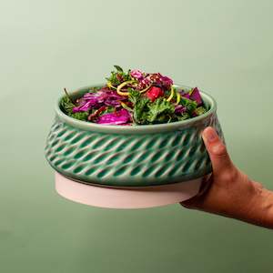 Sage Ceramic Travel Bowl