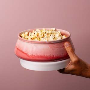 Raspberry Beret Ceramic Travel Bowl