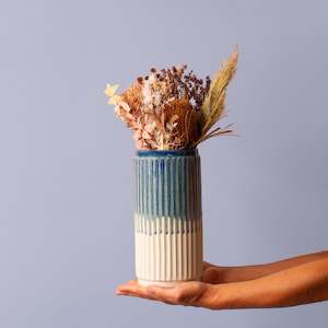 Artisan Pieces: Fluted Cylinder Vase