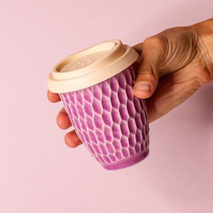 Pink Ceramic Glazes: Lavender Ceramic Travel Cup