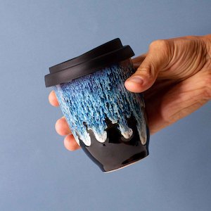 Crystal Cascades Ceramic Travel Cup