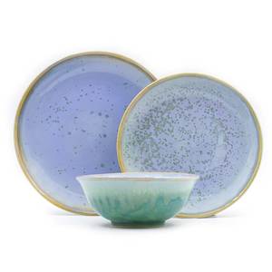 Tableware: Settle In 3 Piece Set Ocean Jasper