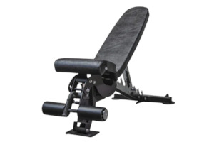 Products: PowerBells Bench CoreMaster – Adjustable Bench | with Footrest | Decline Angles