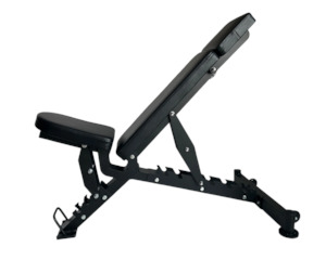 PowerBells Bench Flex – Adjustable Bench | Foldable Headrest | Decline Angle