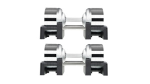 electroplating: PowerBells 41 Extreme – Adjustable Dumbbells | Electroplating Steel | Pair