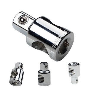 1/2” Dr Female to 3/8” Dr Male 3-Way Socket Adaptor - Powerbuilt Tools