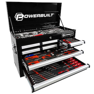 189pc Tool Chest & Assorted Tools - Black Series - Powerbuilt Tools