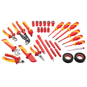 Products: 3/8" Dr 33pc VDE Tool Set W/Storage Roll - Powerbuilt Tools