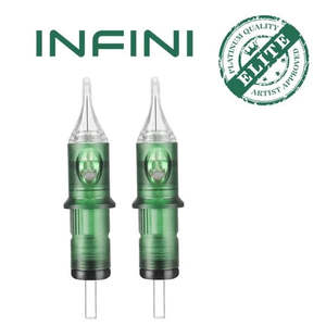 Brands: Infini Tattoo Cartridges - Bugpin Curved Magnum x 20