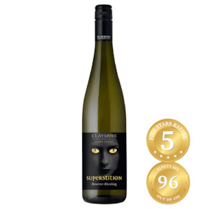 Newest: Claymore 2022 ‘Superstition’ Reserve Riesling